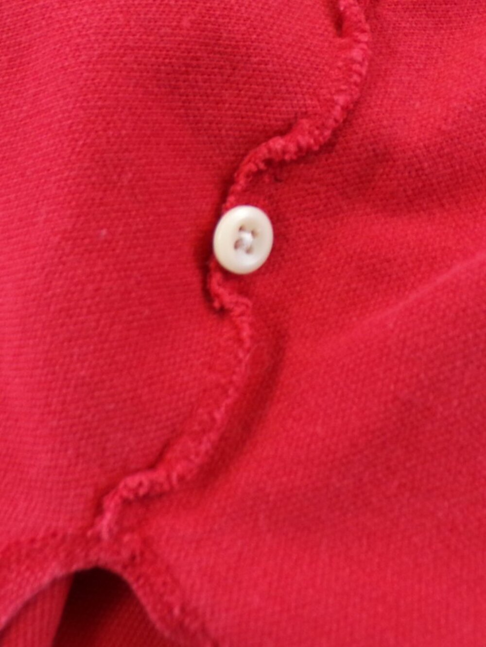 Hollister red polo shirt with embroidered logo. Tagged XXL but runs small - Picture 7 of 7